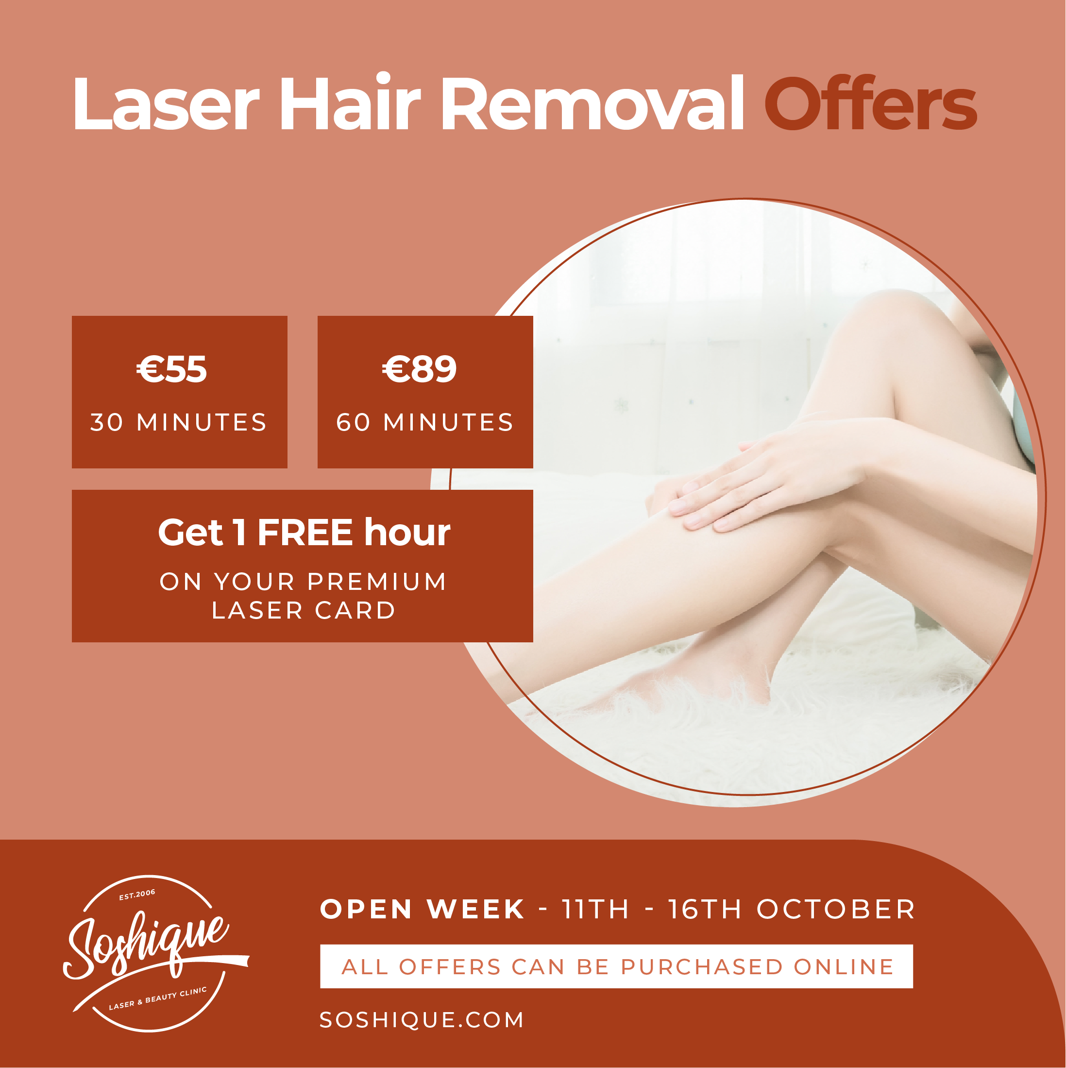 Read more about the article Open Week Laser Hair Removal Offers