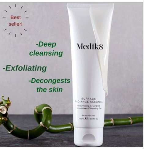 Read more about the article Medik8’s best-selling cleanser, Surface Radiance Cleanse.