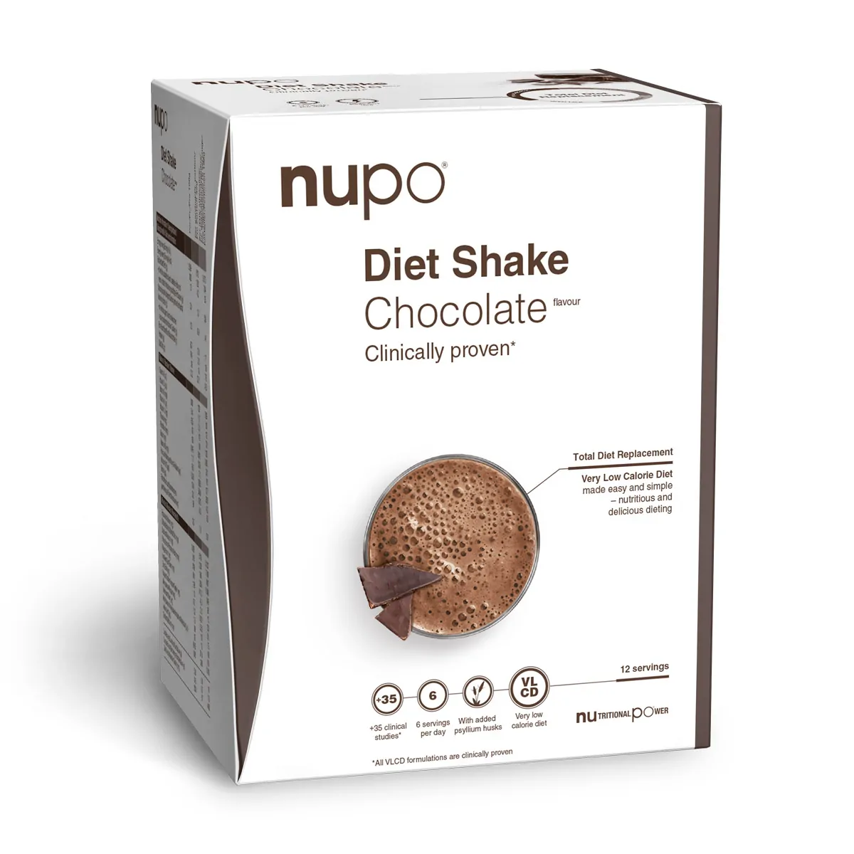 Nupo Diet Shakes – Box of 12sachets – Chocolate