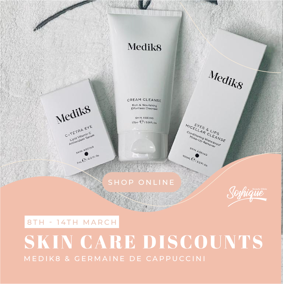 Read more about the article Open Week Offer – Skin Care Discounts on your favourite brands